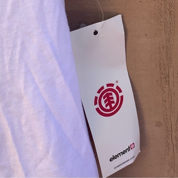 Women's Element Eden Old Flames '92 White Muscle Tank Top Size Small NEW - Picture 4 of 5